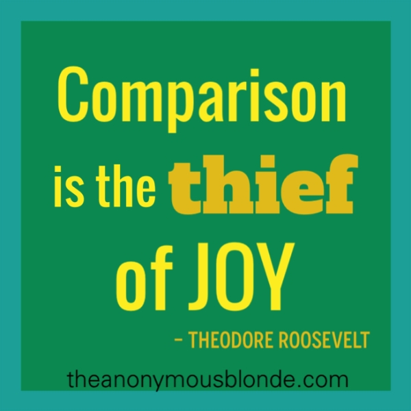 Pinterest Therapy Session - Comparison is the Thief of Joy